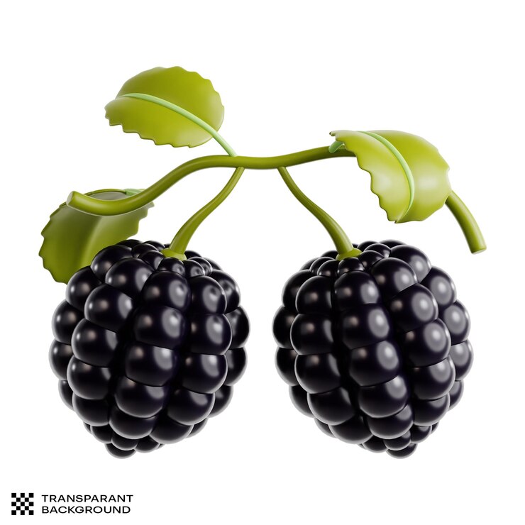 PSD ilustração de ícones 3d de frutas