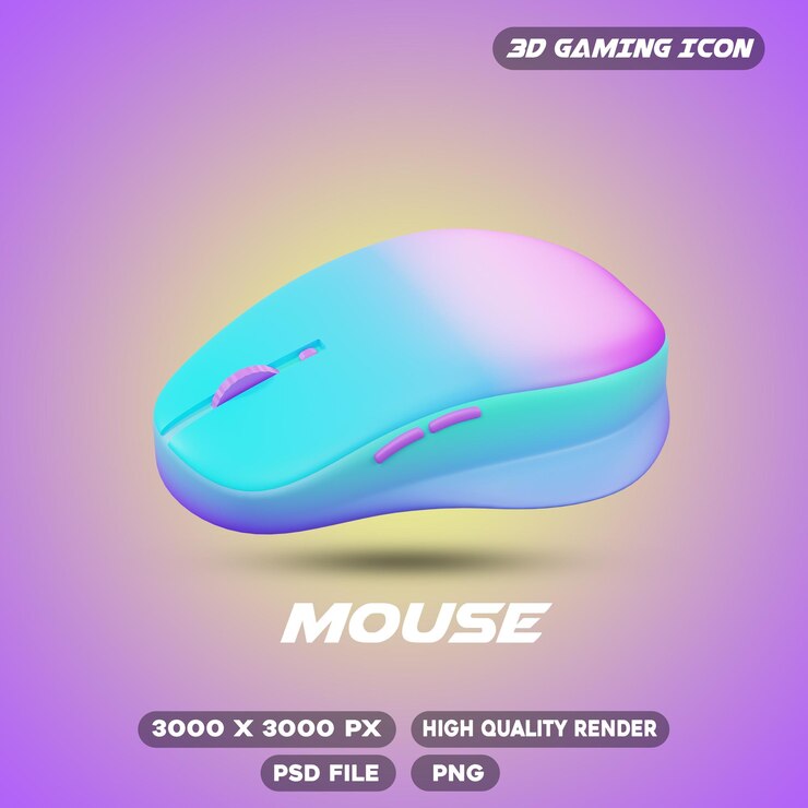 PSD ilustração de ícones de jogos 3d
