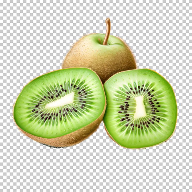 PSD ilustração de kiwi em fundo transparente