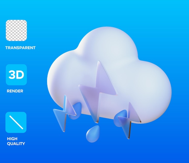 Ilustração de objetos 3D