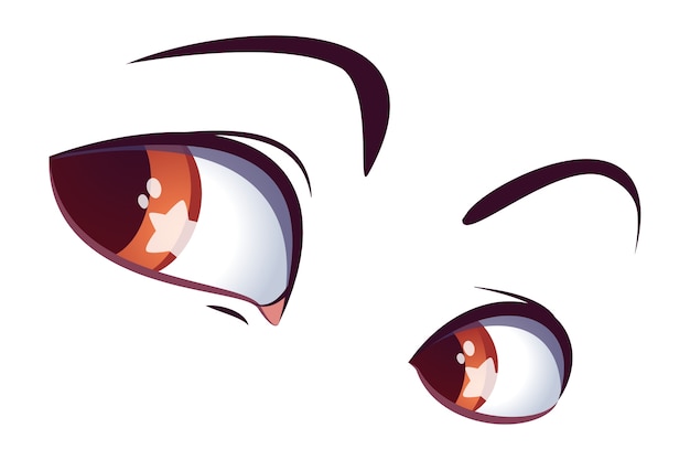 Anime Personagens Olho Sobrancelha Europeia E Americana Estilo Grande Olhos  PNG , Animes, Personagem, Olho Imagem PNG e PSD Para Download Gratuito