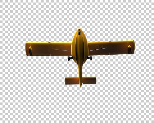 PSD ilustração de renderização 3d de avião isolado no fundo