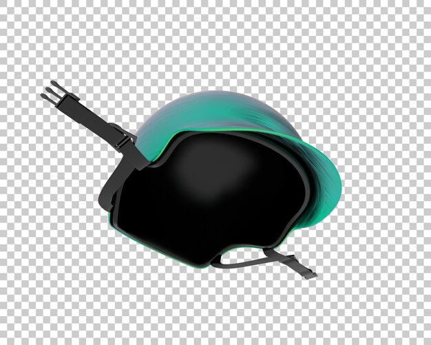 PSD ilustração de renderização 3d de capacete isolado em fundo transparente