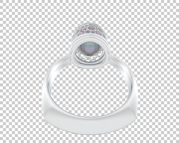 PSD ilustração de renderização 3d de jóias isoladas no fundo