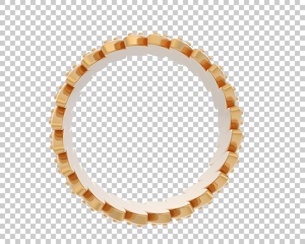 PSD ilustração de renderização 3d de jóias isoladas no fundo