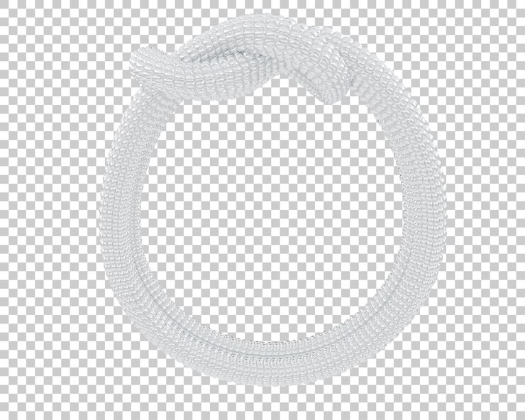 PSD ilustração de renderização 3d de jóias isoladas no fundo