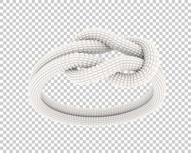 PSD ilustração de renderização 3d de jóias isoladas no fundo