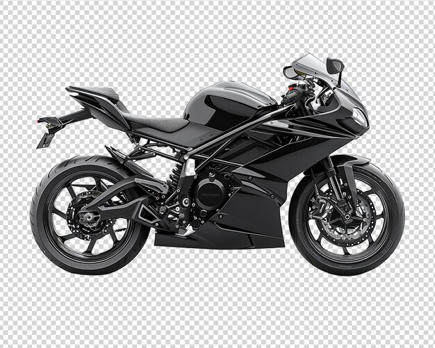 PSD ilustração de renderização 3d de motocicleta psd em fundo transparente isolado