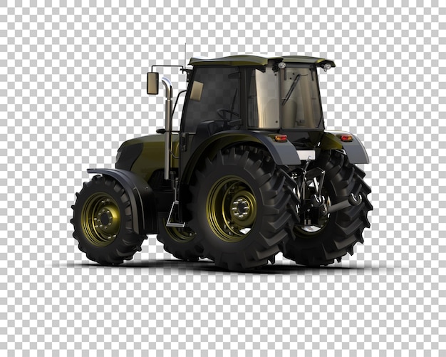 PSD ilustração de renderização 3d de um tractor isolado no fundo