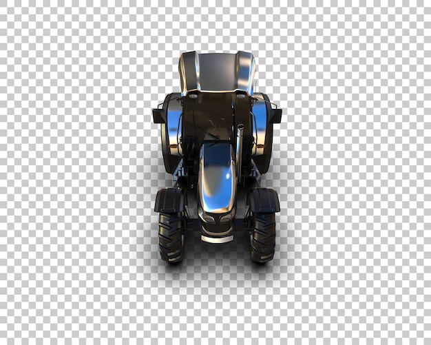 PSD ilustração de renderização 3d de um tractor isolado no fundo