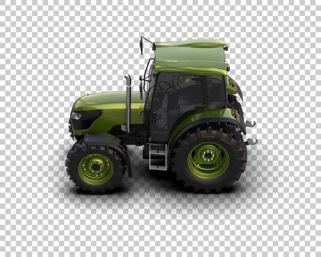 PSD ilustração de renderização 3d de um tractor isolado no fundo