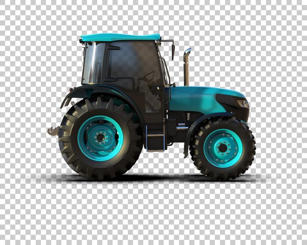 PSD ilustração de renderização 3d de um tractor isolado no fundo