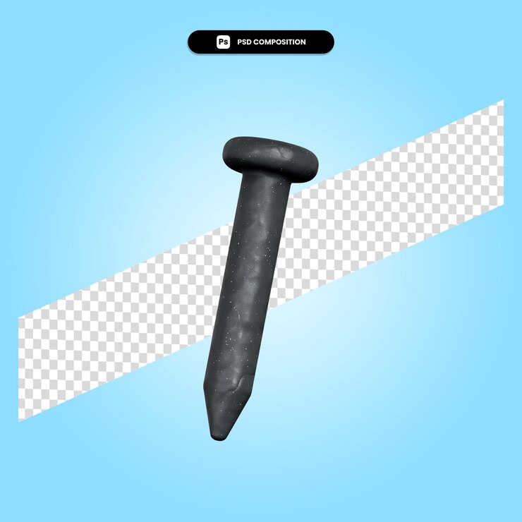 PSD ilustração de renderização 3d isolada
