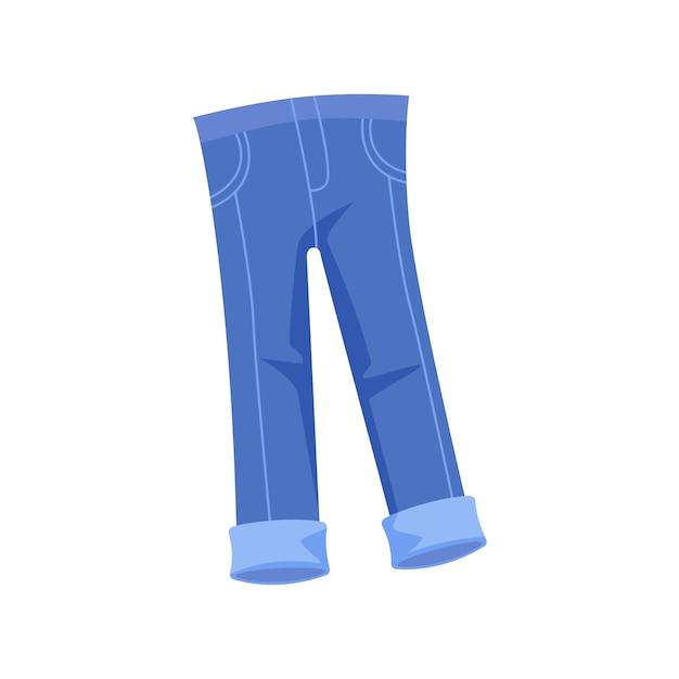 Ilustração de roupas de desenho animado