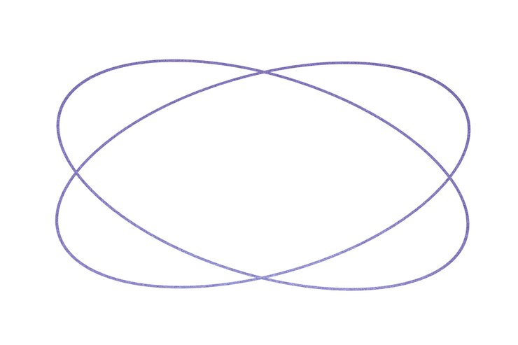 PSD ilustração de um elemento de desenho abstrato em forma de círculo