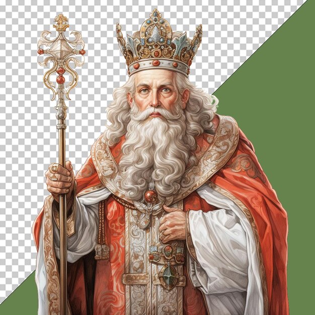 PSD ilustração de wiseman png