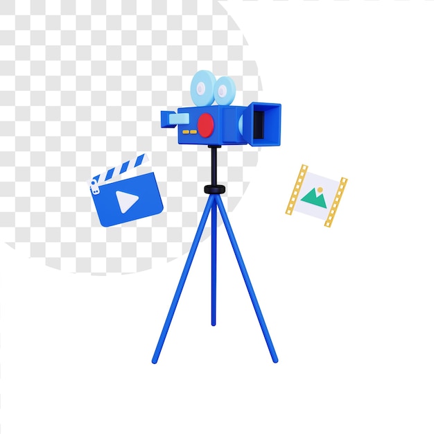 Ilustração do conceito de equipamento de gravação 3D