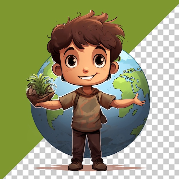 PSD ilustração do planeta terra png