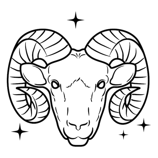 Ilustração do signo do zodíaco