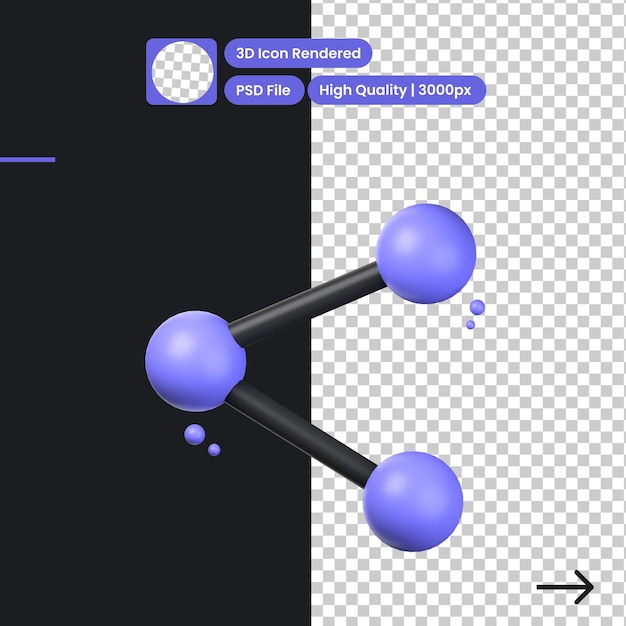 PSD ilustração psd 3d da participação