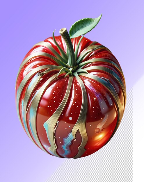 PSD ilustração psd 3d tomates isolados em fundo transparente