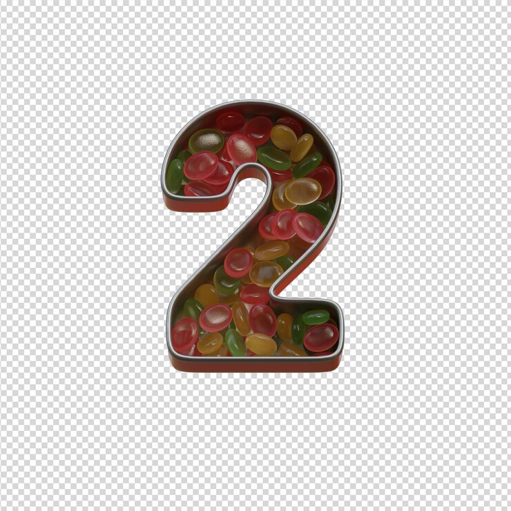 PSD ilustración 3d de alfabetos con fondo transparente