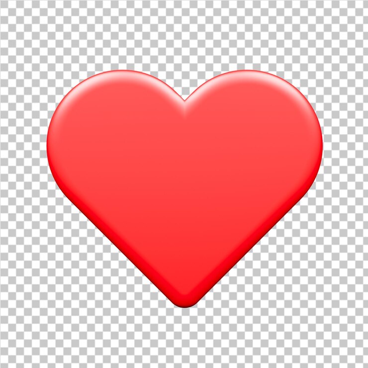 Ilustración 3d de amor