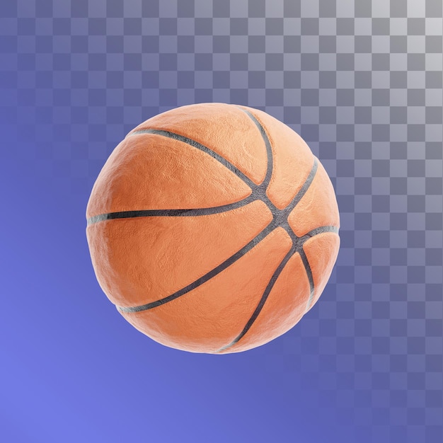 PSD ilustración 3d de baloncesto