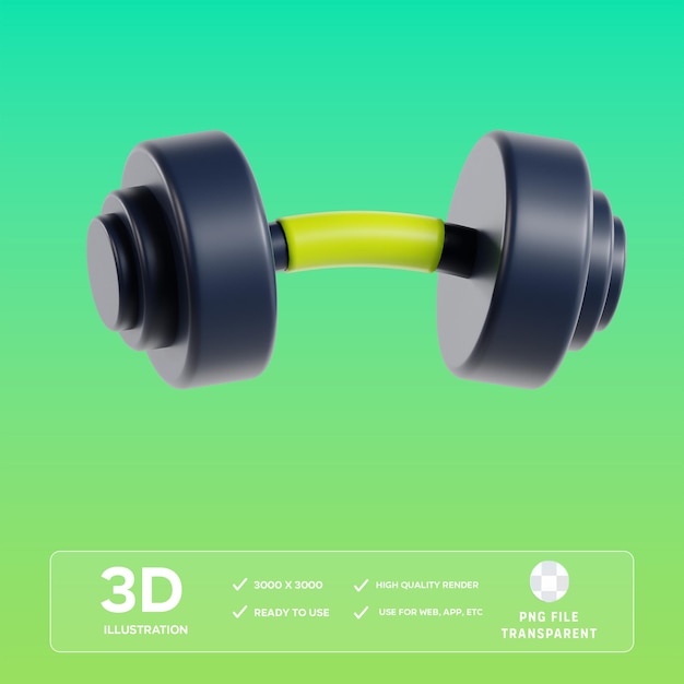 Ilustración 3D de la barra de PSD