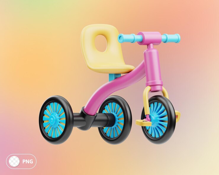 PSD ilustración en 3d de la bicicleta