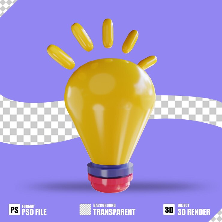 PSD ilustración 3d bussines edea 3 adecuada para negocios