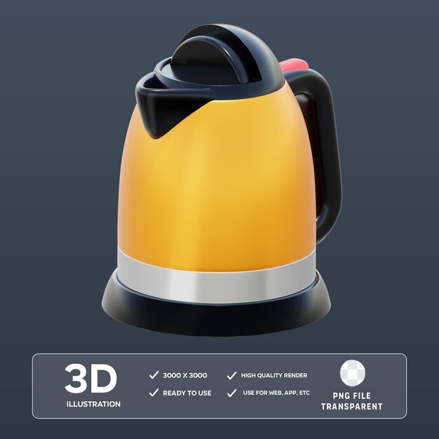 Ilustración 3D de la caldera eléctrica PSD