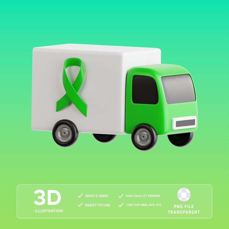 Ilustración 3D del camión PSD