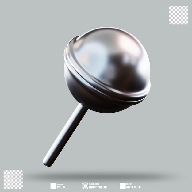 Ilustración 3D de Candy Chrome 2