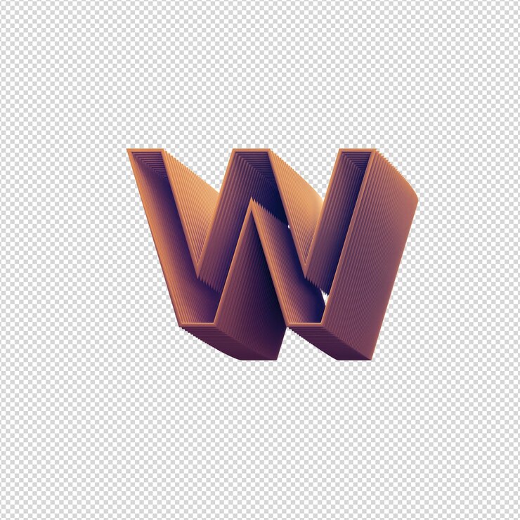 PSD ilustración 3d de caracteres alfabéticos en estilo disco