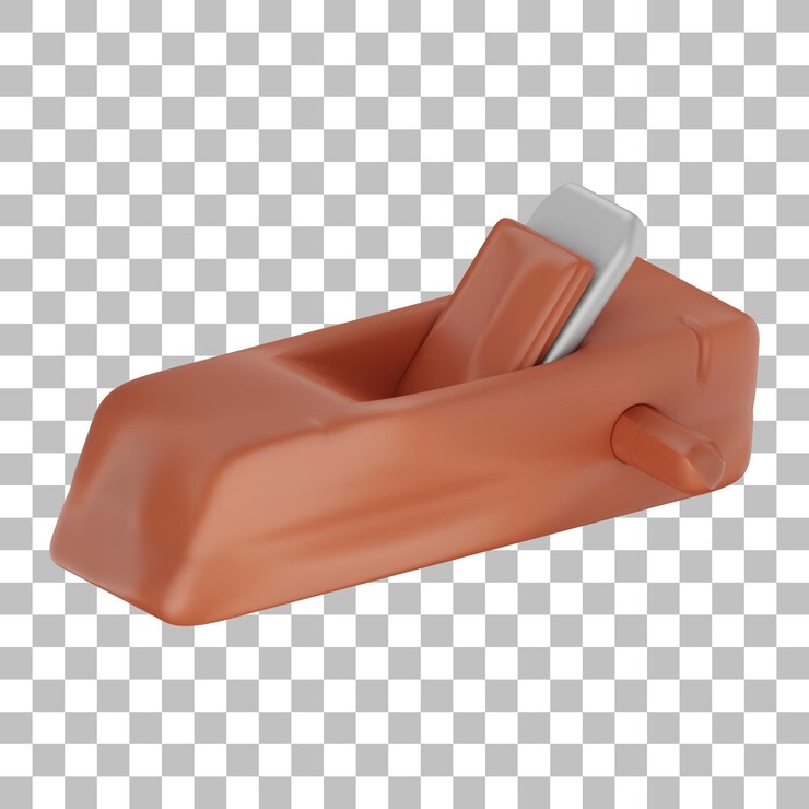 PSD ilustración 3d de cepilladora de madera