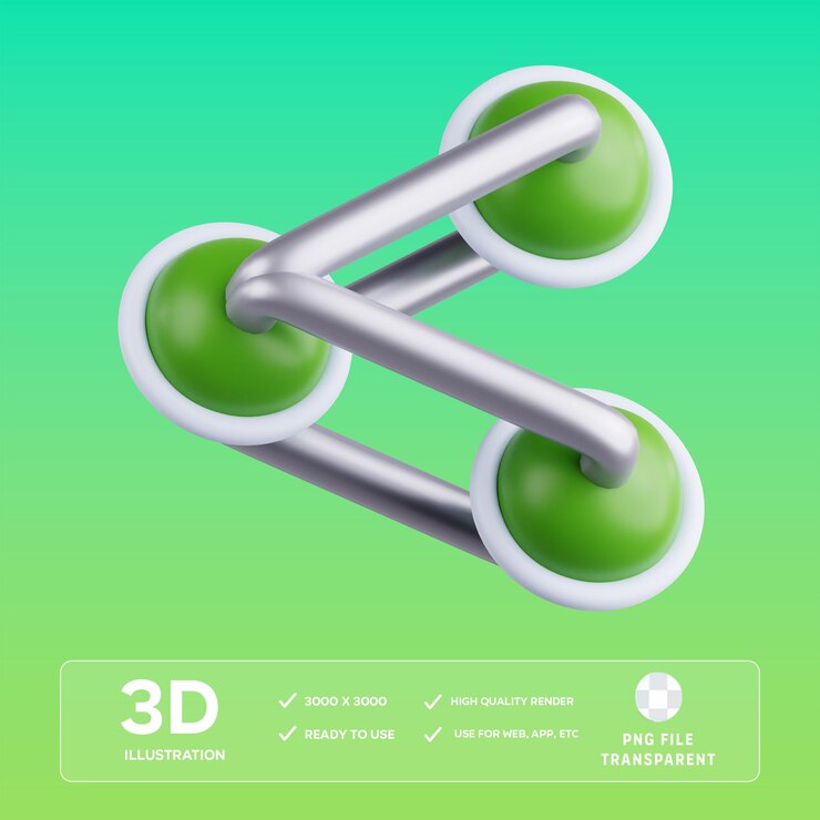 Ilustración 3D compartida por PSD