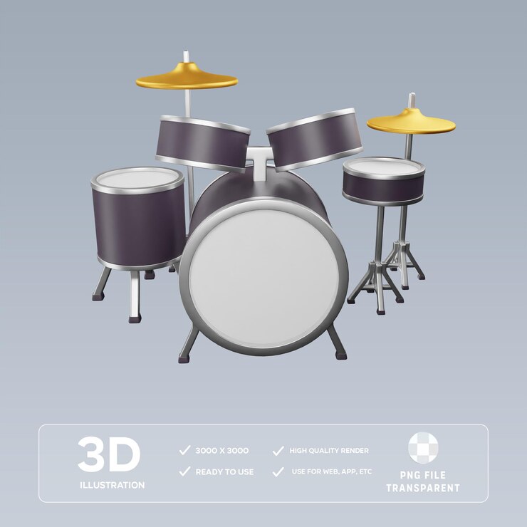 Ilustración 3D del conjunto de tambores PSD