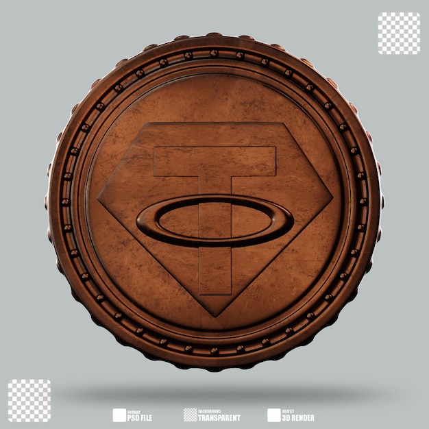 Ilustración 3D de la correa de oro 2