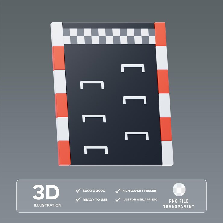 PSD ilustración 3d de la cuadrícula psd