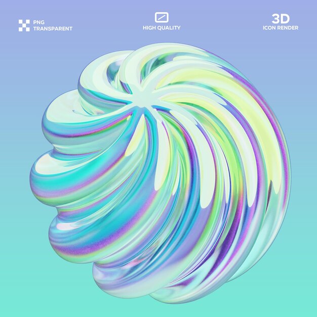 Ilustración 3D del cuerpo blando de PSD