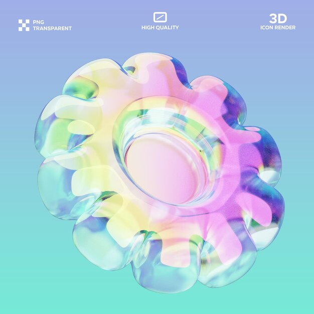 Ilustración 3D del cuerpo blando de PSD