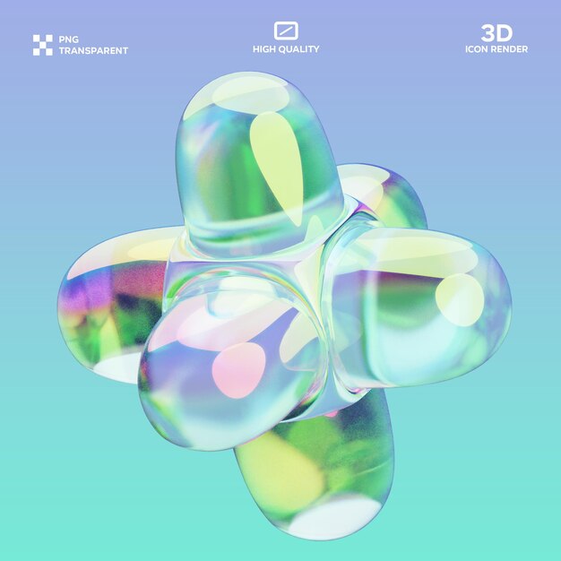 Ilustración 3D del cuerpo blando de PSD