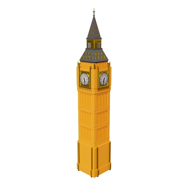 Ilustración 3D de la cultura de Inglaterra