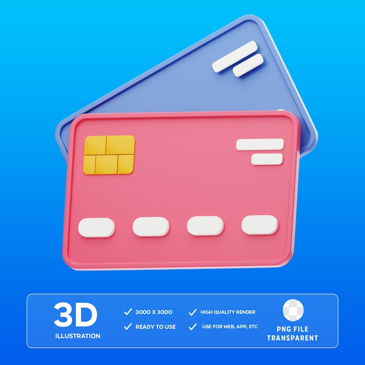 Ilustración 3D del débito de PSD