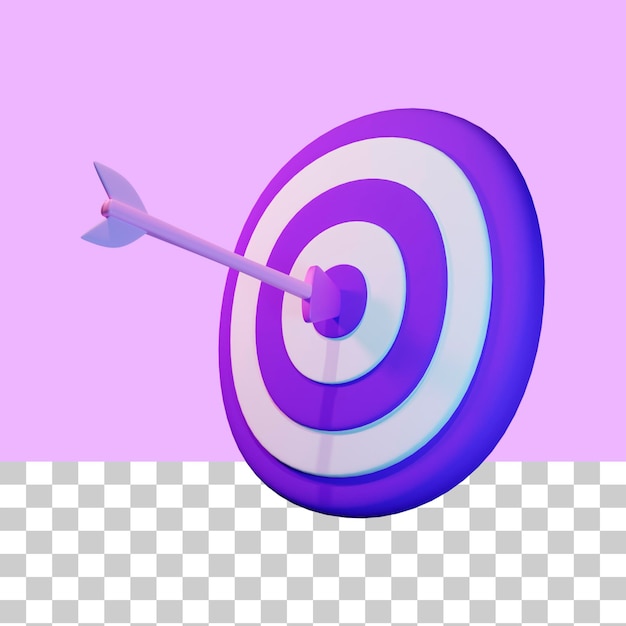 Ilustración 3D de destino