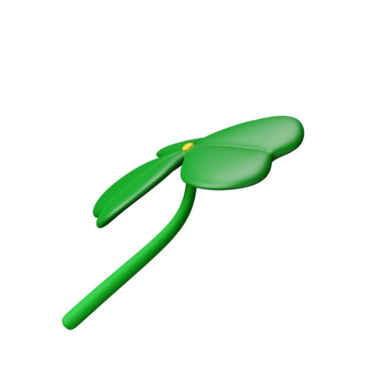 PSD ilustración 3d del día de san patricio