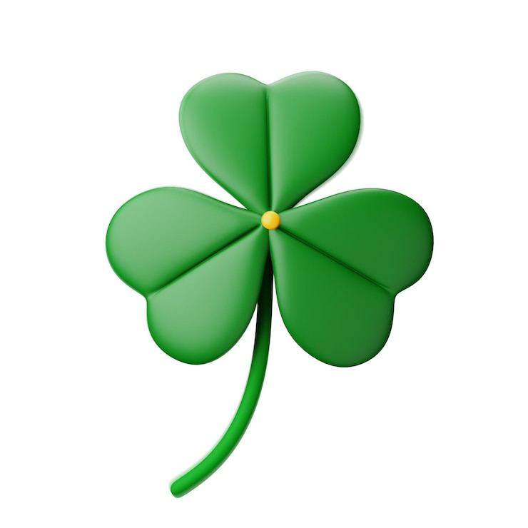 PSD ilustración 3d del día de san patricio