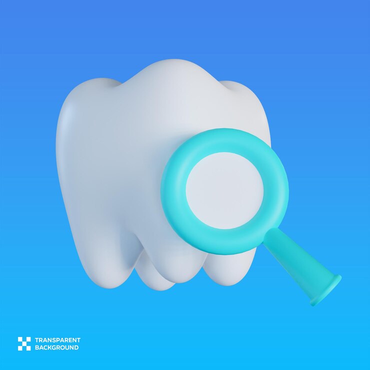 PSD ilustración 3d de diagnóstico de psd