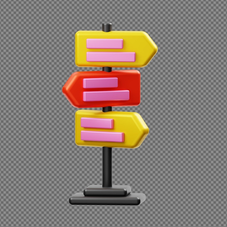 PSD ilustración 3d de diseño abstracto con fondo transparente